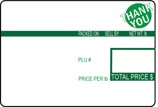 EW-110, UPC Barcode Direct Thermal Label