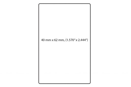 Blank Barcode Direct Thermal Label Compatible With Digi Scale