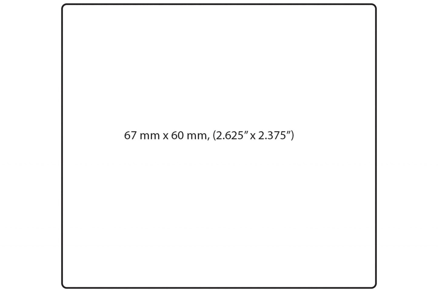 Blank UPC Barcode Thermal Label Compatible with Toledo Scale