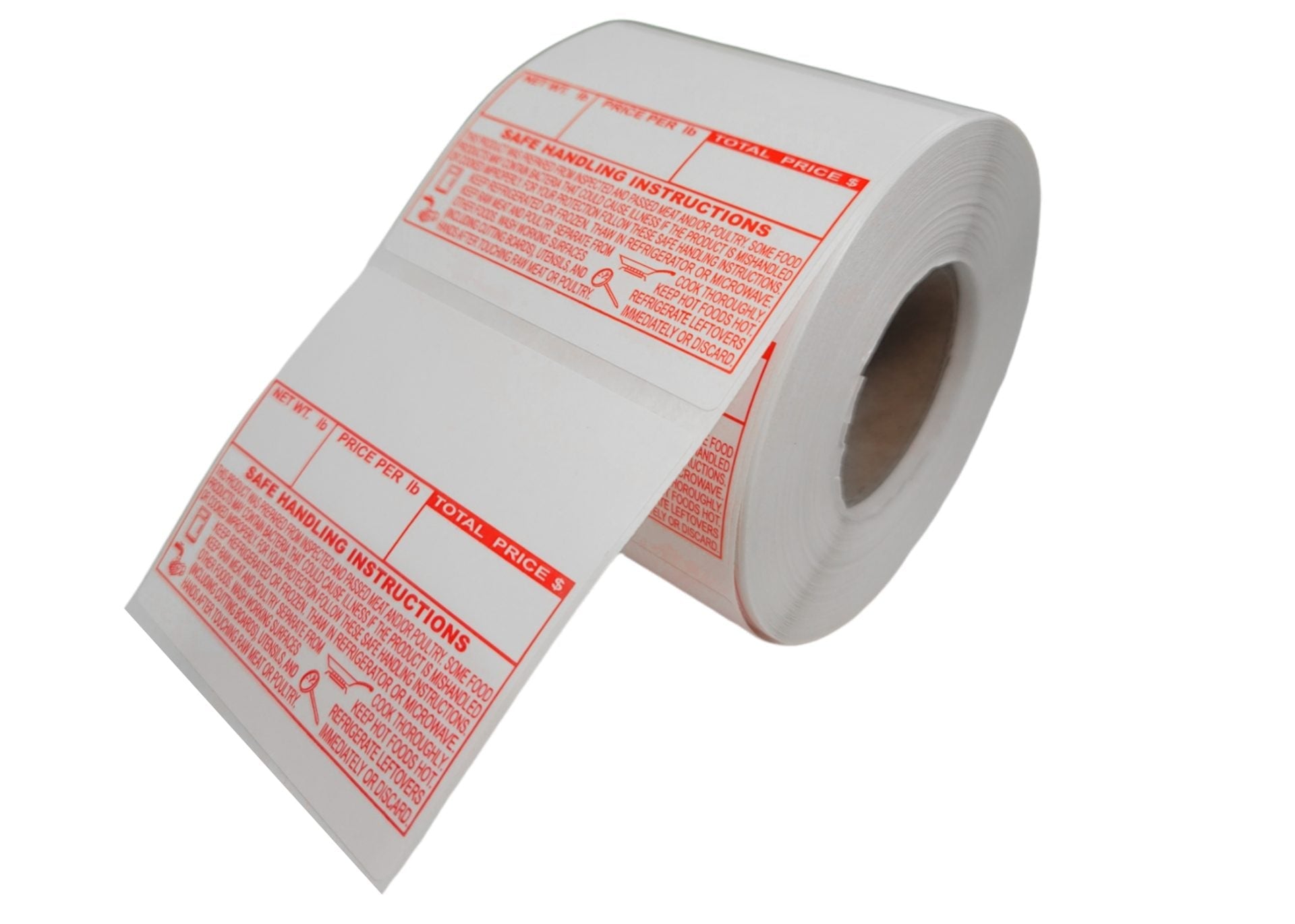 Safe Handling UPC Barcode Thermal Label Compatible with Toledo Scale