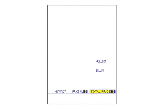 TL-2720, UPC Barcode and Ingredients, Direct Thermal Label