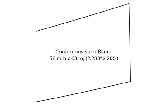 TR-8051, Continuous Strip Blank Direct Thermal Label