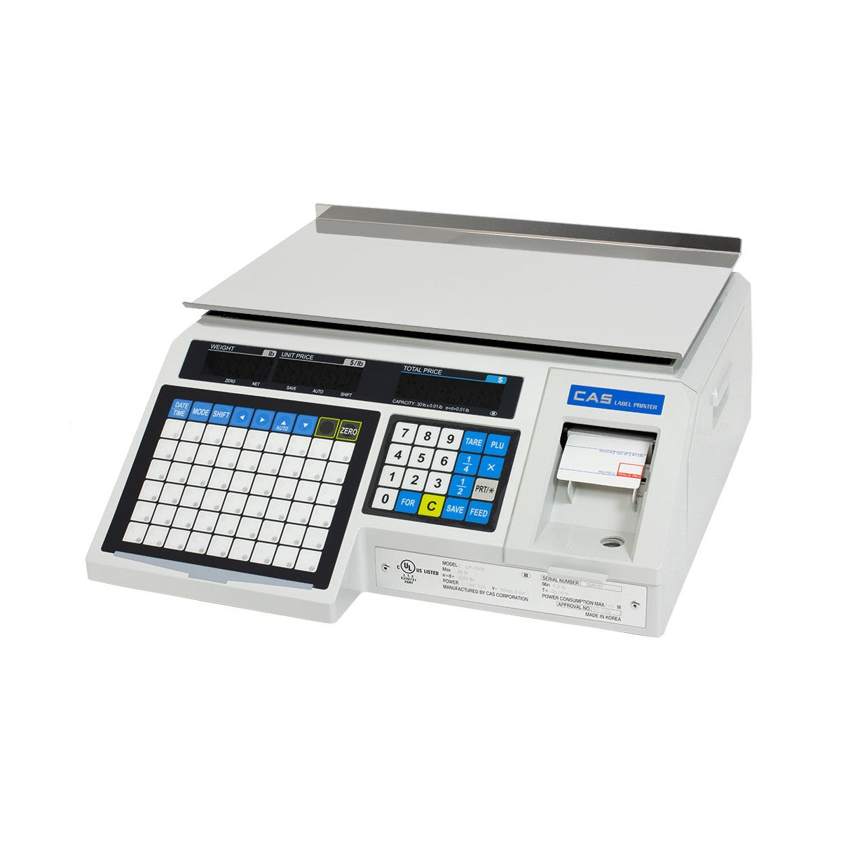 CAS LP-1000N Label Printing Scale