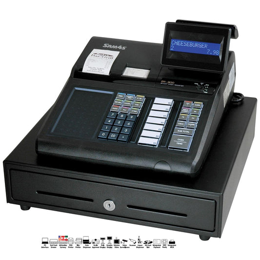 SAM4s ER-915 Commercial Cash Register with Dual Thermal Printers
